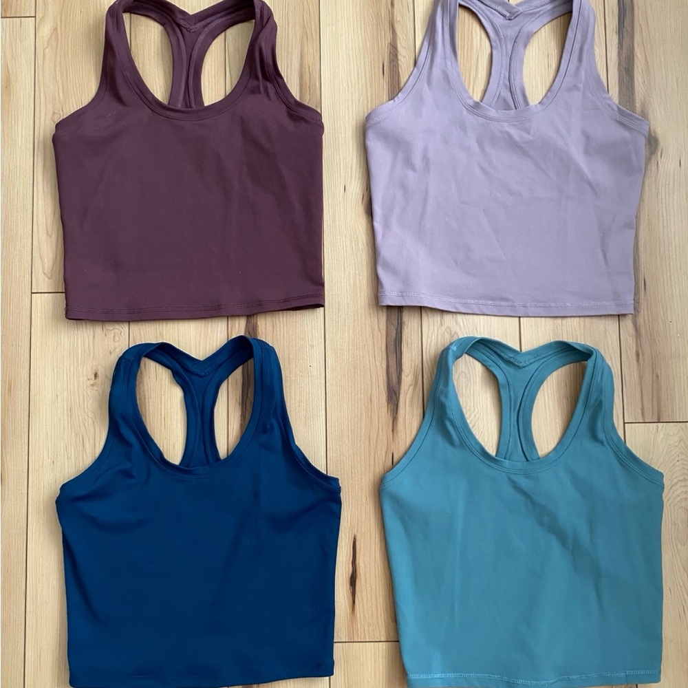 Amazon Women's Tank Tops - Purple, Lavender, Blue, Teal